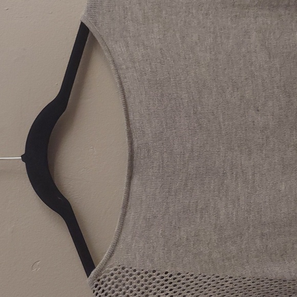 INC INTERNATIONAL CONCEPTS Light Grey Cashmere Blend Long Sleeve Tunic Sweater - Picture 9 of 11